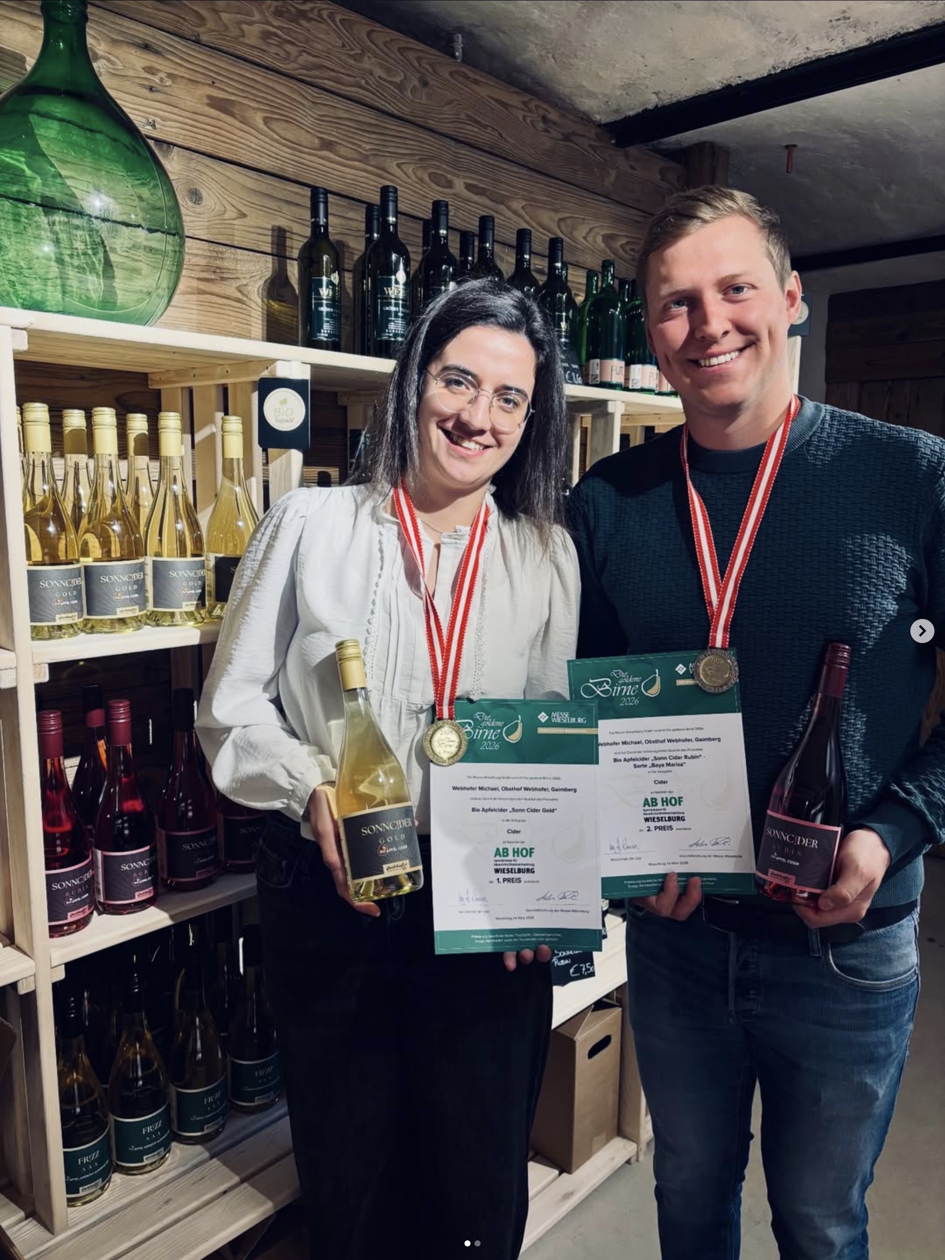 Prämierte Bio-Apfel-Cider